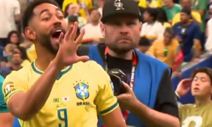 Pomeczowe GESTY Matheusa Cunhi do reprezentanta Japonii O.o [VIDEO]